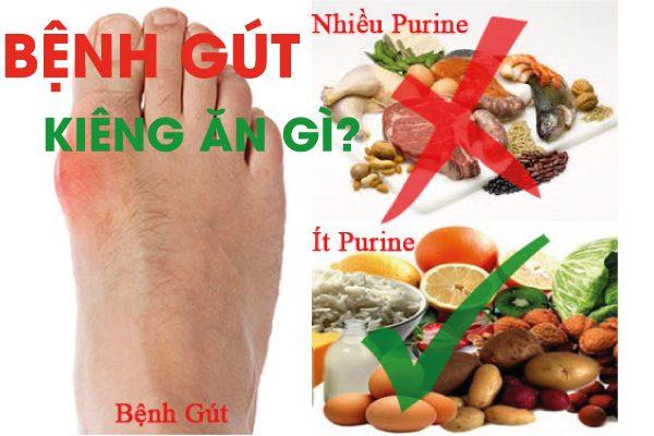 benh gut khong duoc an gi