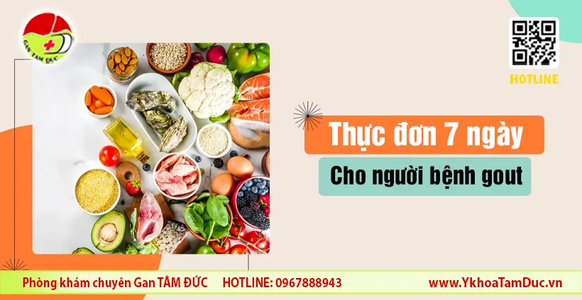 Gợi ý thực đơn 7 ngày cho người bệnh gout 1 thực đơn 7 ngày cho người bệnh gout
