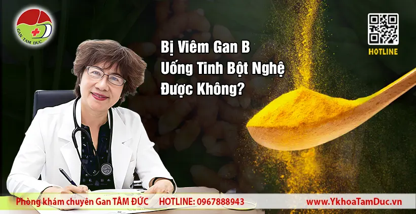 BSCKI Lý Thị Mỹ Dung cảnh báo về các rủi ro khi người bị viêm gan B tự ý uống tinh bột nghệ.
