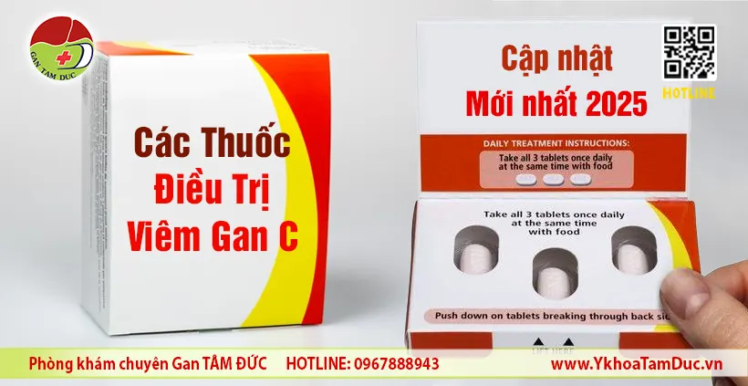 Các thuốc điều trị viêm gan C mới nhất năm 2025 – cập nhật từ Phòng khám chuyên gan Tâm Đức