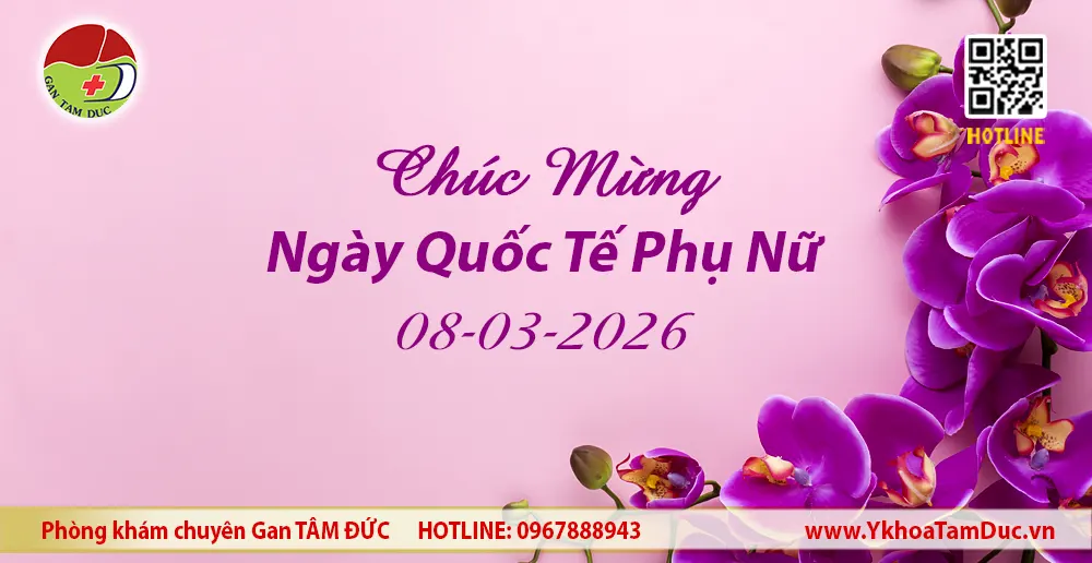 Chúc mừng Ngày Quốc tế Phụ nữ 8/3 2026 Phòng khám Gan Tâm Đức